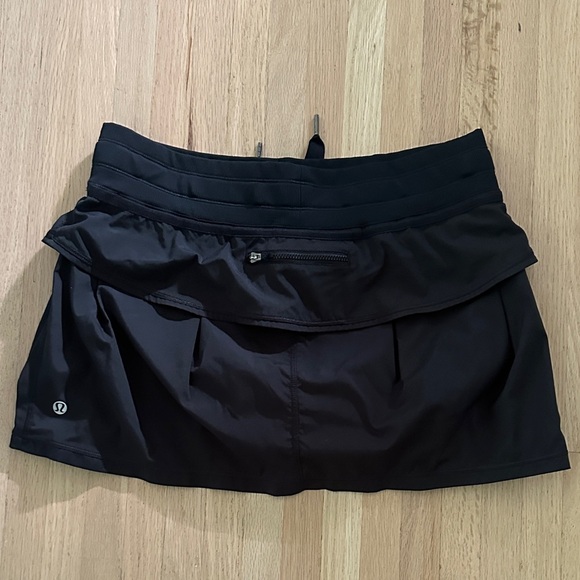 Lululemon Personal Best Skort - Black Size 8 - Women's Black Shorts - Picture 6 of 10